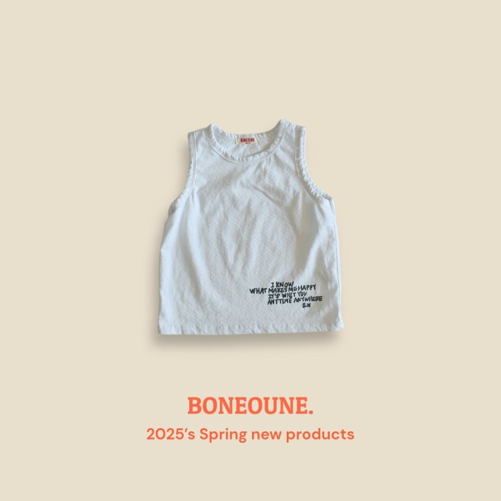 Boneoune - Korean Children Fashion - #toddlerclothing - Anytime Non-Sleeve - 3