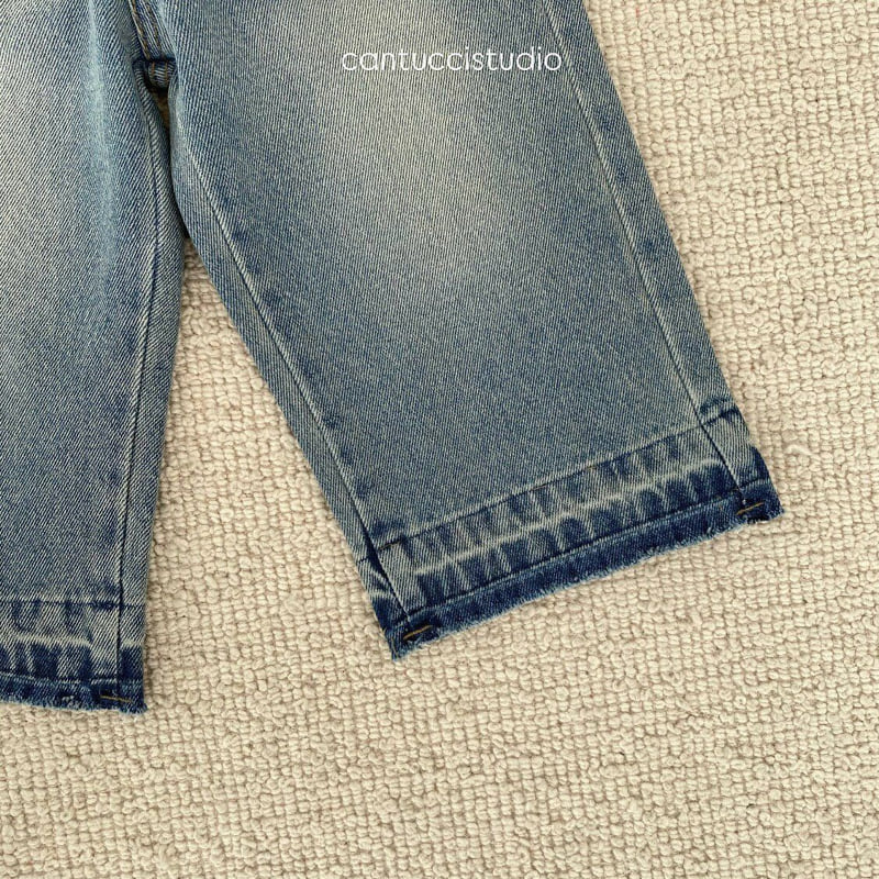Cantucci Studio - Korean Children Fashion - #childofig - World Con Denim Pants - 6