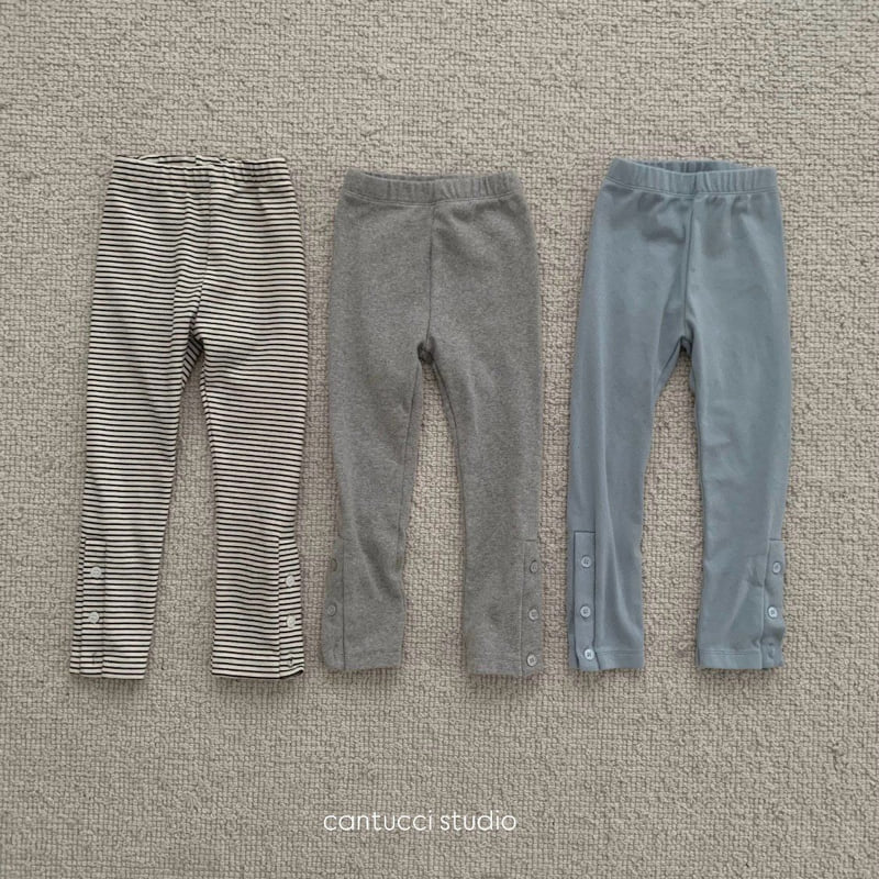 Cantucci Studio - Korean Children Fashion - #fashionkids - Button Leggings