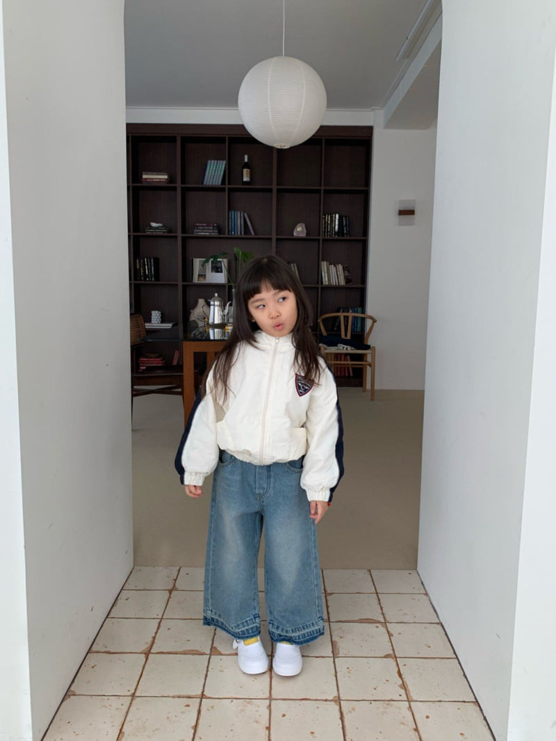 Cantucci Studio - Korean Children Fashion - #kidsstore - World Con Denim Pants - 12