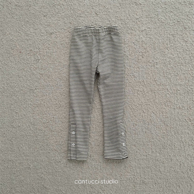 Cantucci Studio - Korean Children Fashion - #kidsstore - Button Leggings - 3