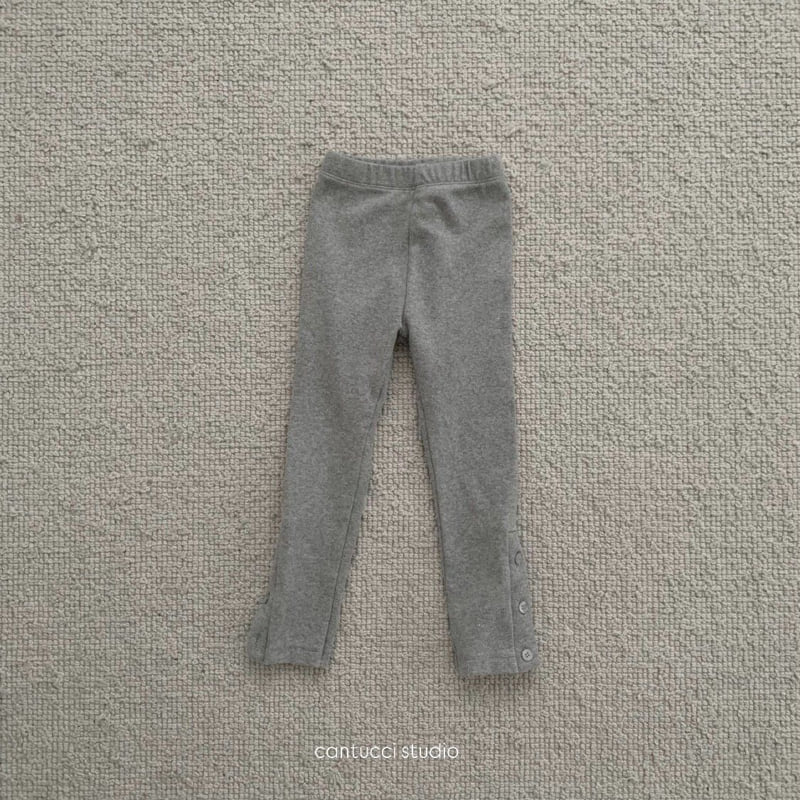 Cantucci Studio - Korean Children Fashion - #kidsstore - Button Leggings - 4