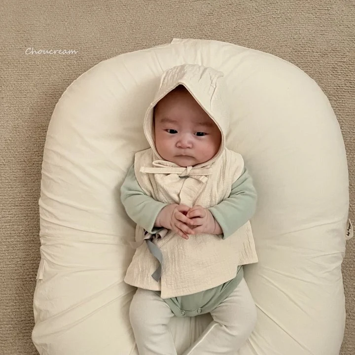 Choucream - Korean Baby Fashion - #babyoutfit - Bebe Boy Hanbok Set (set of 3) - 10