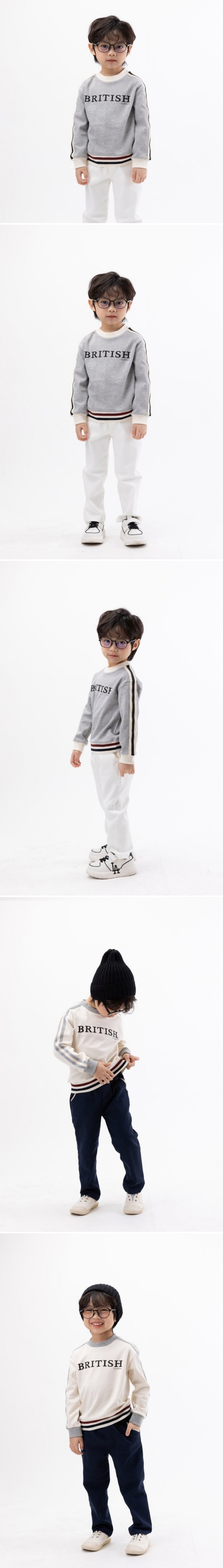 Cocobang - Korean Baby Fashion - #babyboutique - Line Sweatshirts