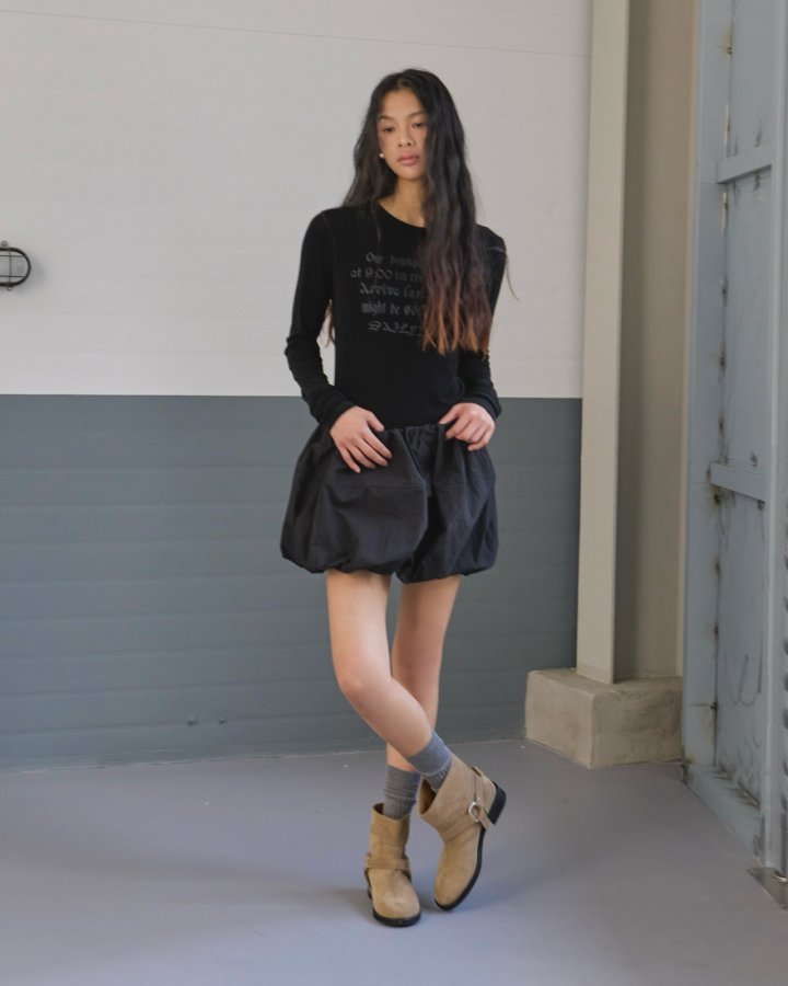 Dailyjud - Korean Women Fashion - #momslook - Anne Other Banding Skirt - 10