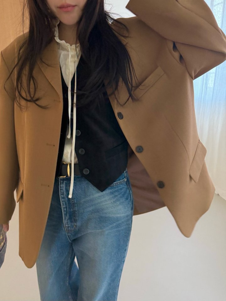 Dailyjud - Korean Women Fashion - #momslook - Bicain Leather Vest - 10