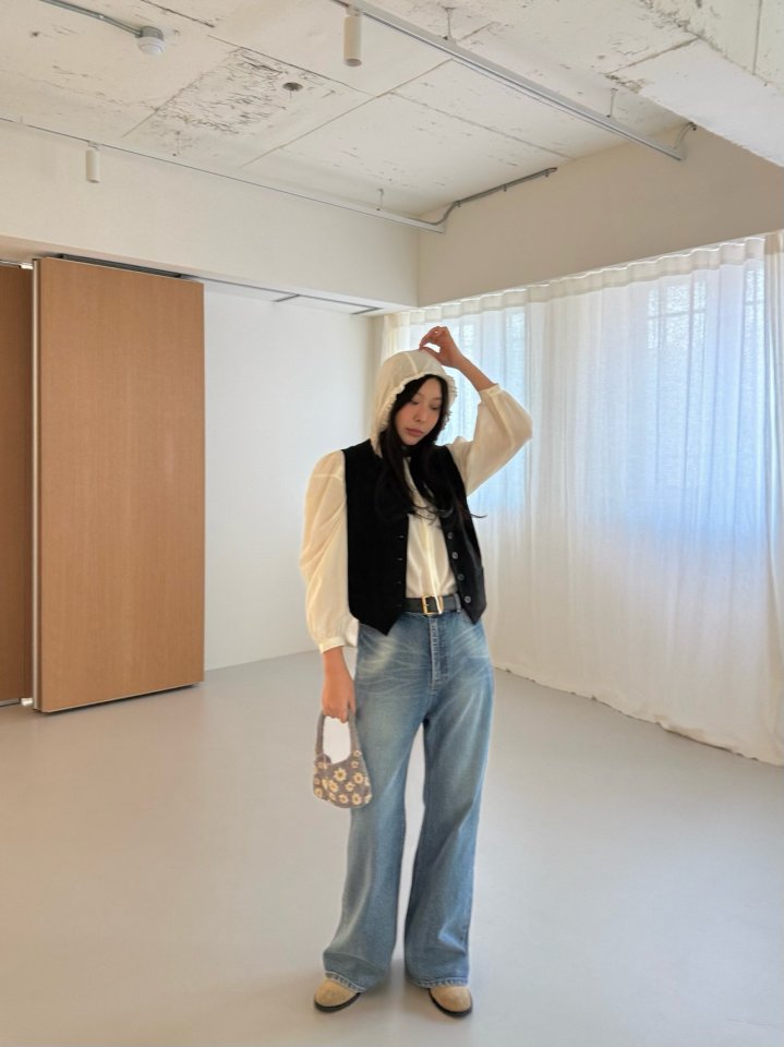 Dailyjud - Korean Women Fashion - #momslook - Bicain Leather Vest - 2