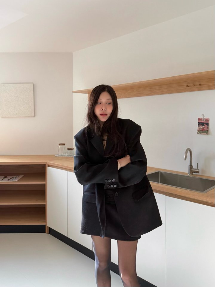 Dailyjud - Korean Women Fashion - #momslook - Noted Boyfit Jacket - 3