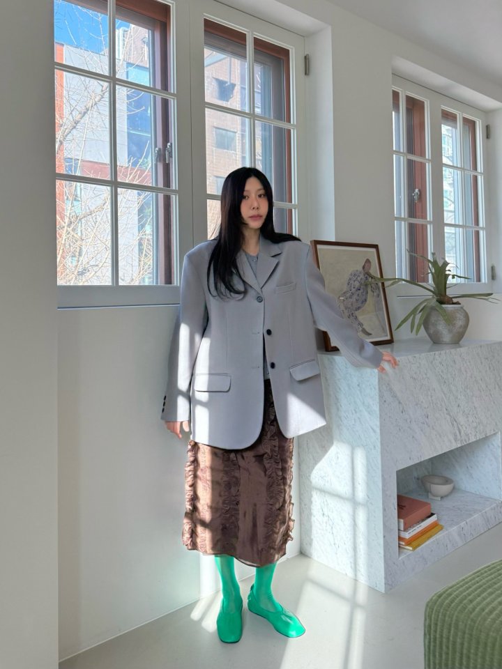 Dailyjud - Korean Women Fashion - #momslook - Noted Boyfit Jacket - 2