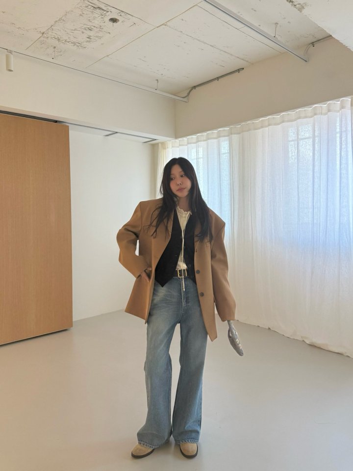 Dailyjud - Korean Women Fashion - #momslook - Noted Boyfit Jacket