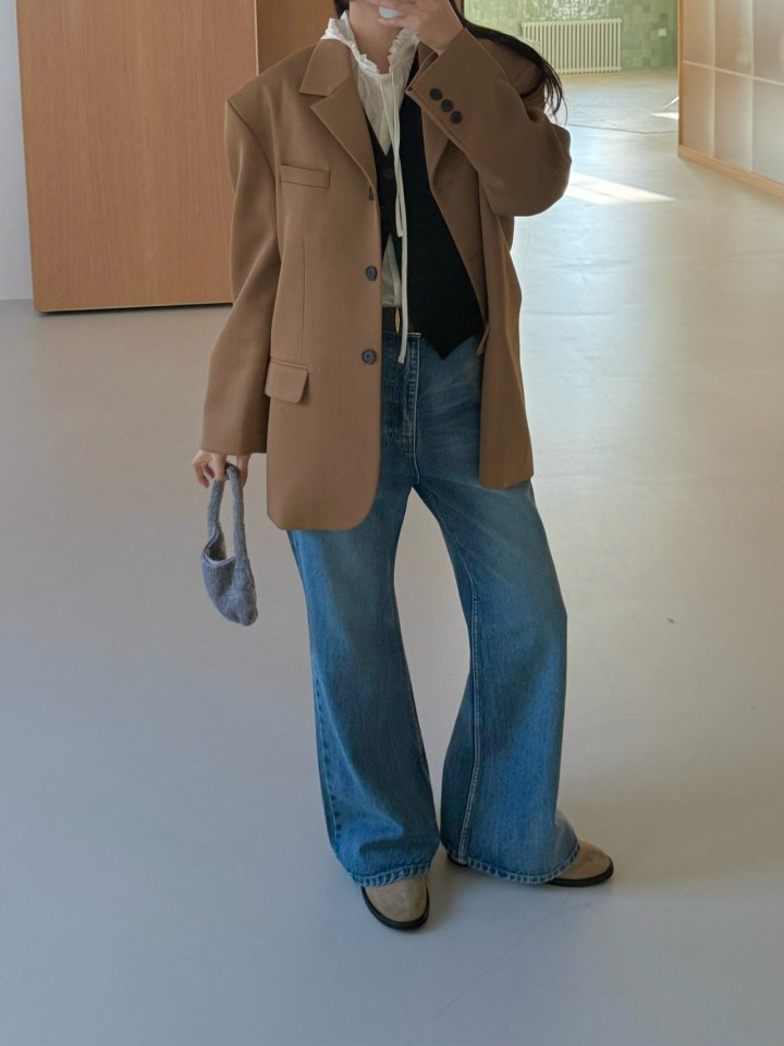 Dailyjud - Korean Women Fashion - #momslook - Noted Boyfit Jacket - 3