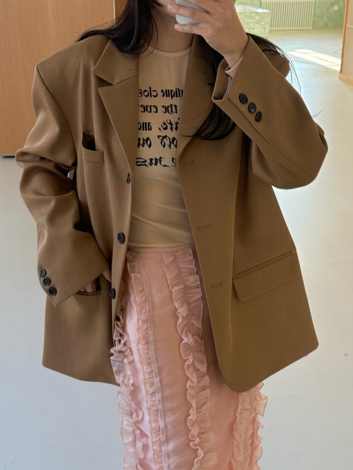 Dailyjud - Korean Women Fashion - #momslook - Noted Boyfit Jacket - 9