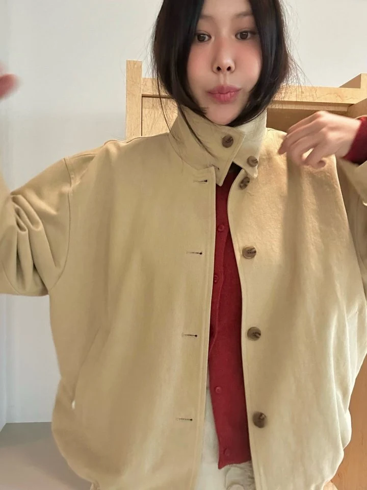 Dailyjud - Korean Women Fashion - #momslook - Soft Cotton Blouson - 5