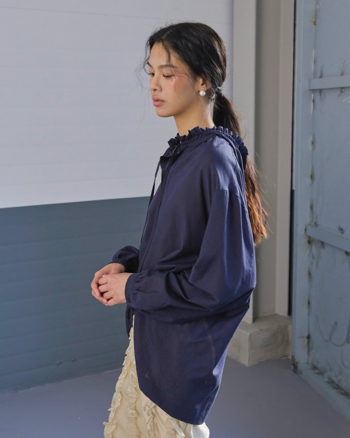 Dailyjud - Korean Women Fashion - #womensfashion - Studio Hoodie Blouse - 6