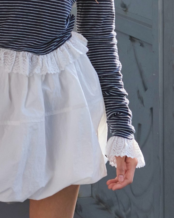 Dailyjud - Korean Women Fashion - #womensfashion - Anne Other Banding Skirt - 3