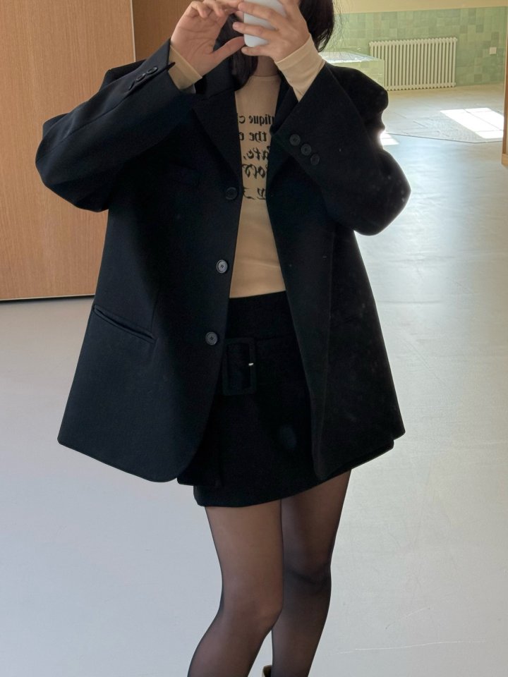 Dailyjud - Korean Women Fashion - #momslook - Noted Boyfit Jacket - 4