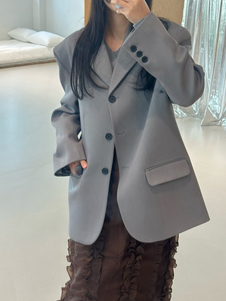 Dailyjud - Korean Women Fashion - #womensfashion - Noted Boyfit Jacket - 3
