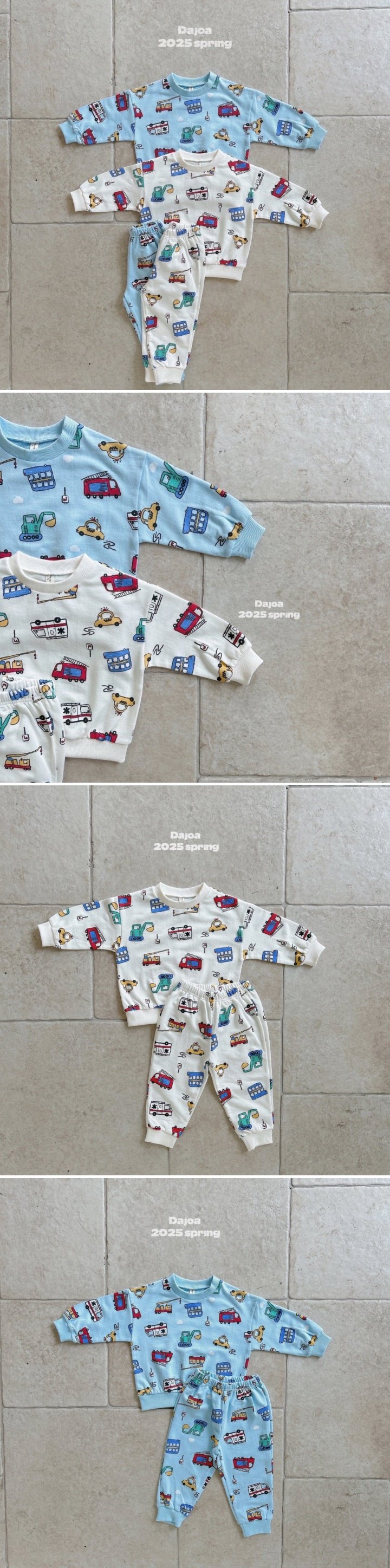 Dajoa - Korean Baby Fashion - #babyfashion - Car Top Bottom Set