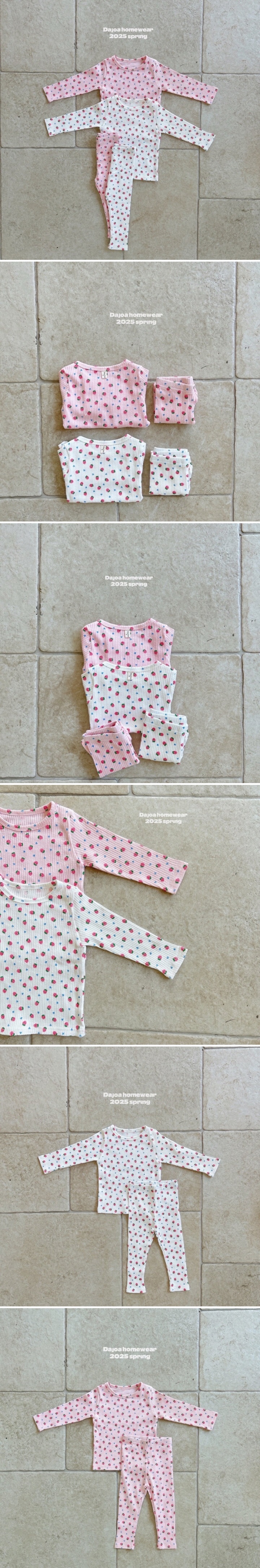 Dajoa - Korean Baby Fashion - #babyoutfit - Strawberry Easywear