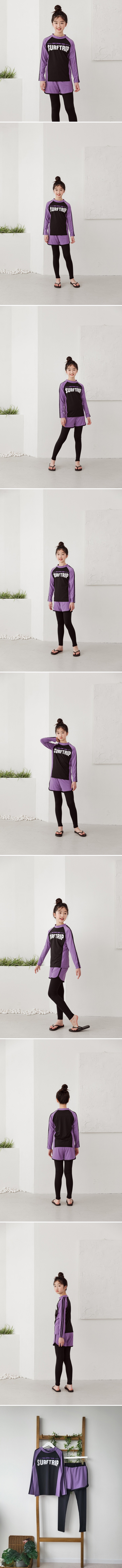 Dawon - Korean Children Fashion - #childofig - Surftrip Rash Top Bottom Set