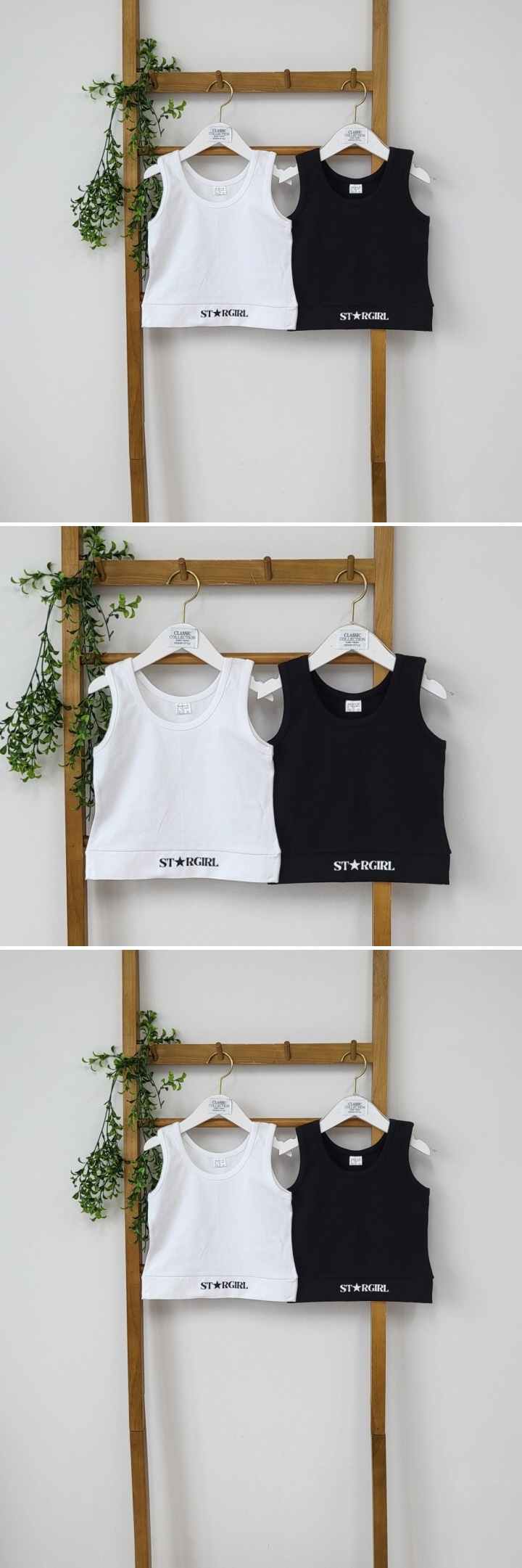 Dawon - Korean Children Fashion - #magicofchildhood - Star Girl Band Tank Top