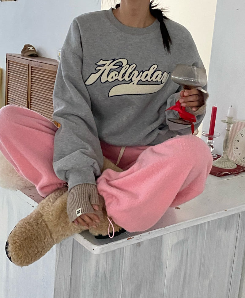 Diana - Korean Women Fashion - #momslook - Holly Sweatshirts - 6