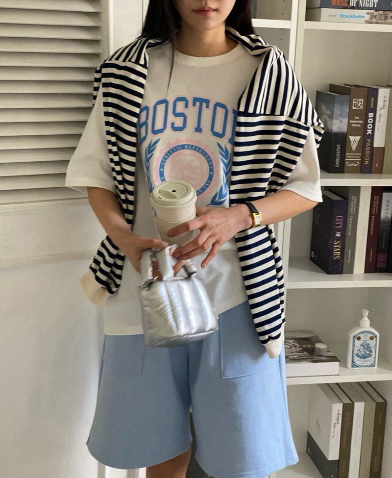 Diana - Korean Women Fashion - #momslook - Boston Tee - 10