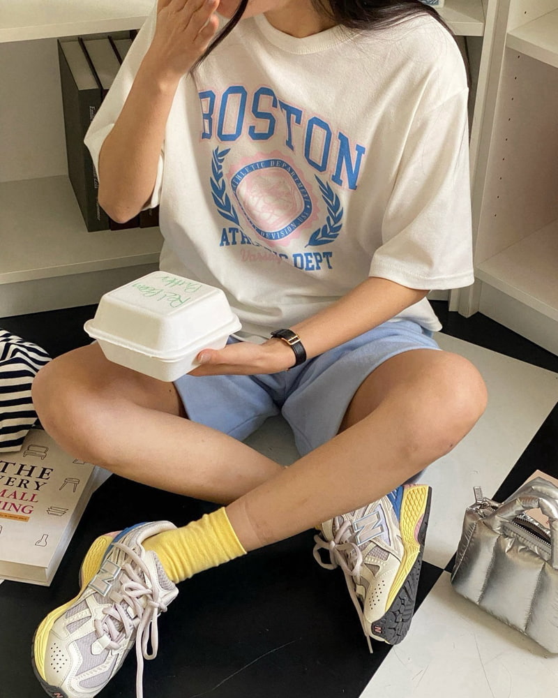 Diana - Korean Women Fashion - #momslook - Boston Tee - 12
