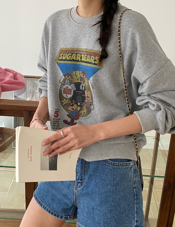 Diana - Korean Women Fashion - #momslook - Sugar Sweatshirts - 5