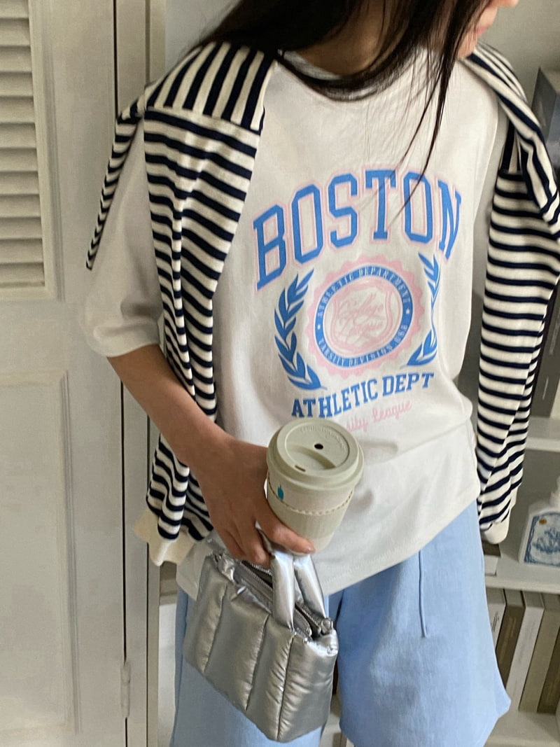Diana - Korean Women Fashion - #womensfashion - Boston Tee - 11