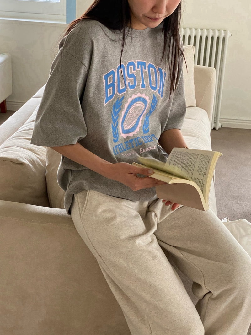 Diana - Korean Women Fashion - #womensfashion - Boston Tee - 9