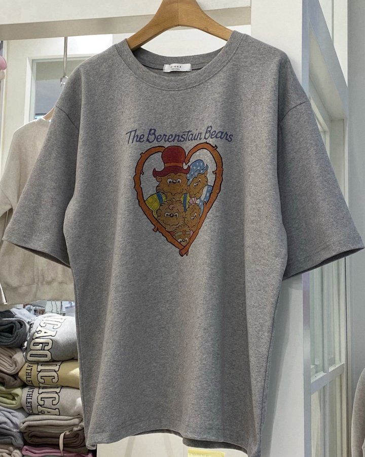 Diana - Korean Women Fashion - #womensfashion - Bear Tee - 6