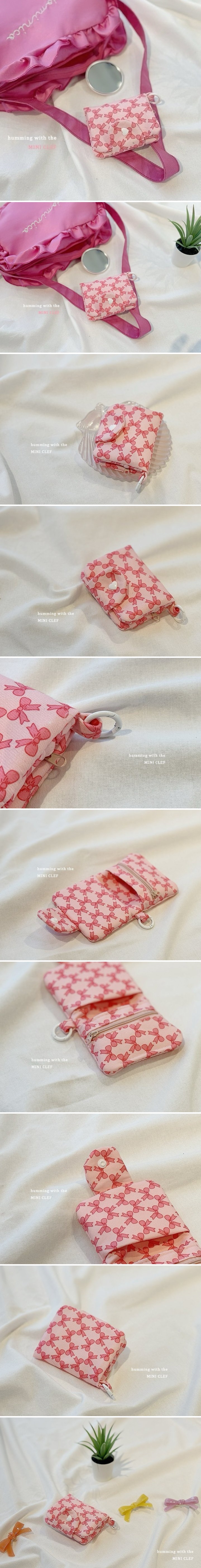 Dominico - Korean Children Fashion - #minifashionista - Pink Ribbon Wallet
