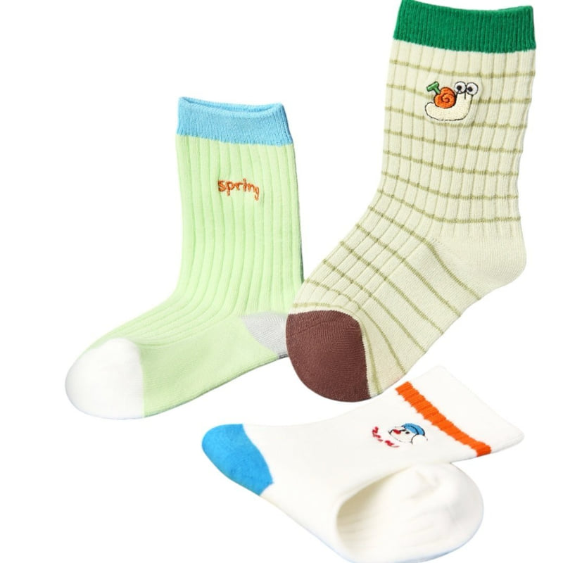 Dudie - Korean Children Fashion - #Kfashion4kids - Ready Lo Socks - 9