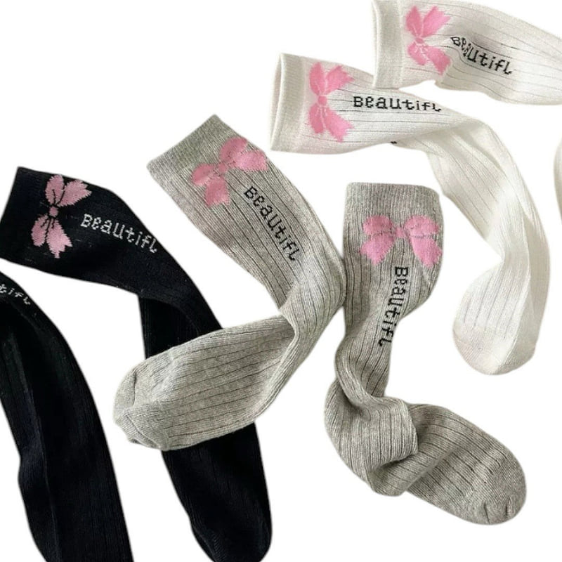 Dudie - Korean Children Fashion - #Kfashion4kids - Beauly Socks (set of 3) - 12