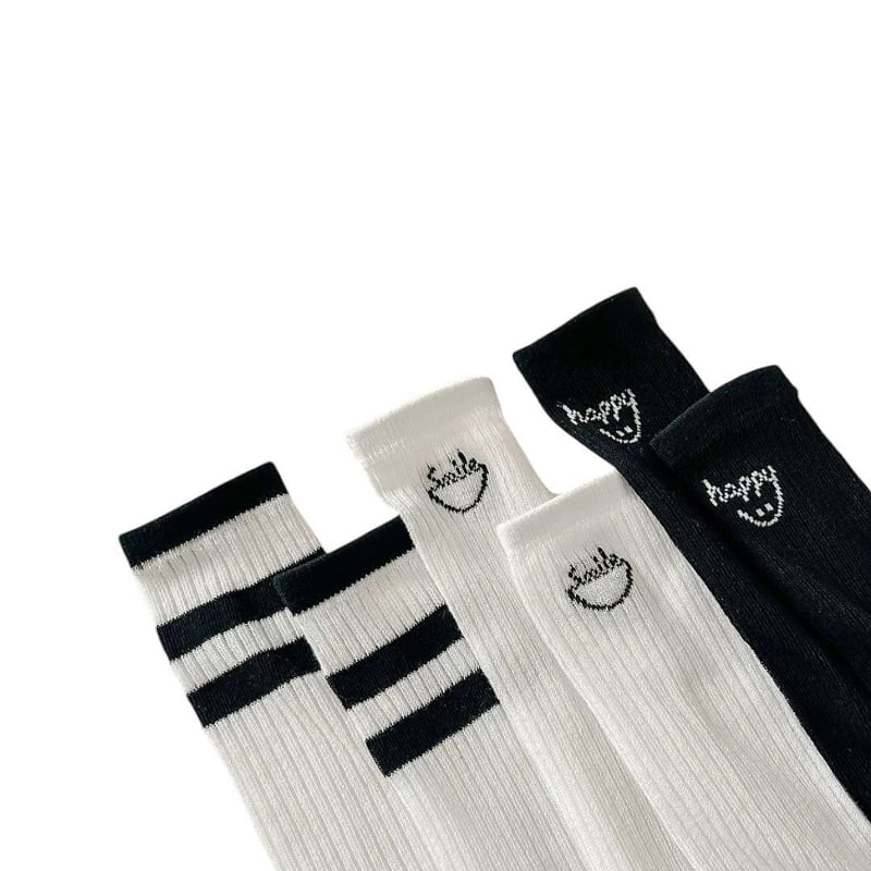 Dudie - Korean Children Fashion - #childofig - Haddon Socks (set of 3) - 7