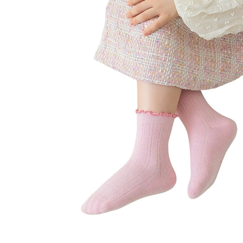 Dudie - Korean Children Fashion - #childofig - Pastel Socks (set of 5) - 11