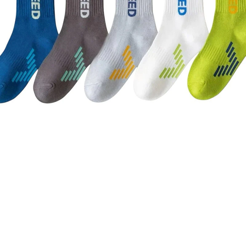 Dudie - Korean Children Fashion - #childrensboutique - Running Socks (set of 5) - 2