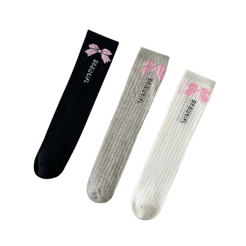Dudie - Korean Children Fashion - #childrensboutique - Beauly Socks (set of 3) - 5