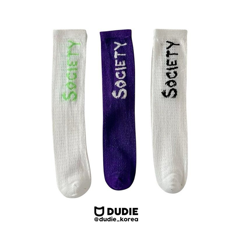 Dudie - Korean Children Fashion - #childrensboutique - City Socks (set of 3)
