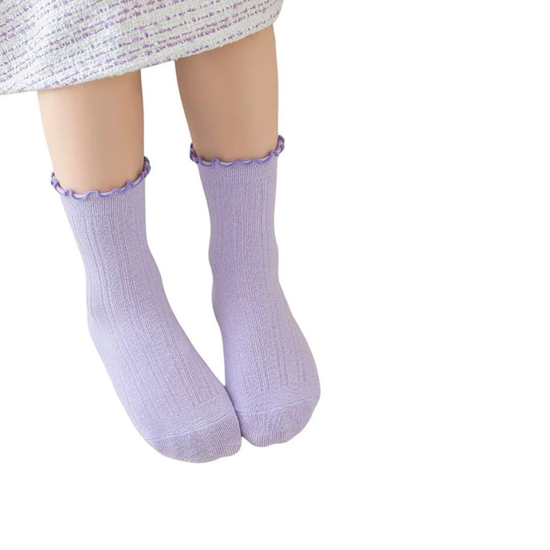 Dudie - Korean Children Fashion - #childrensboutique - Pastel Socks (set of 5) - 12
