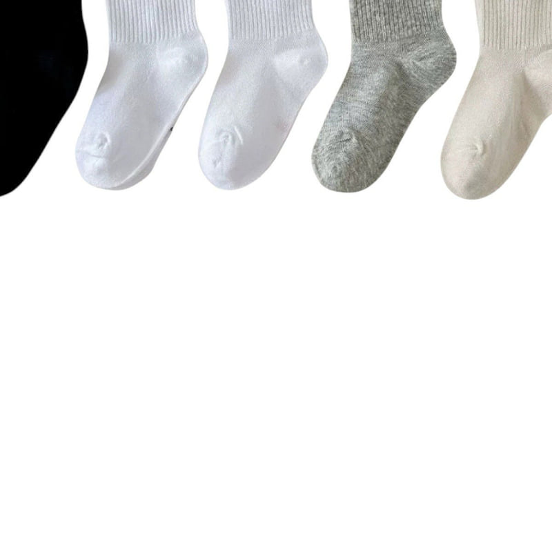 Dudie - Korean Children Fashion - #designkidswear - Motion Socks (set of 5) - 3