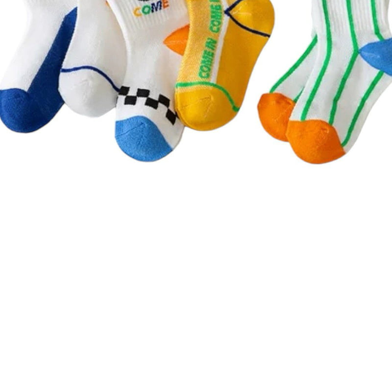 Dudie - Korean Children Fashion - #designkidswear - Komi Socks (set of 5) - 2