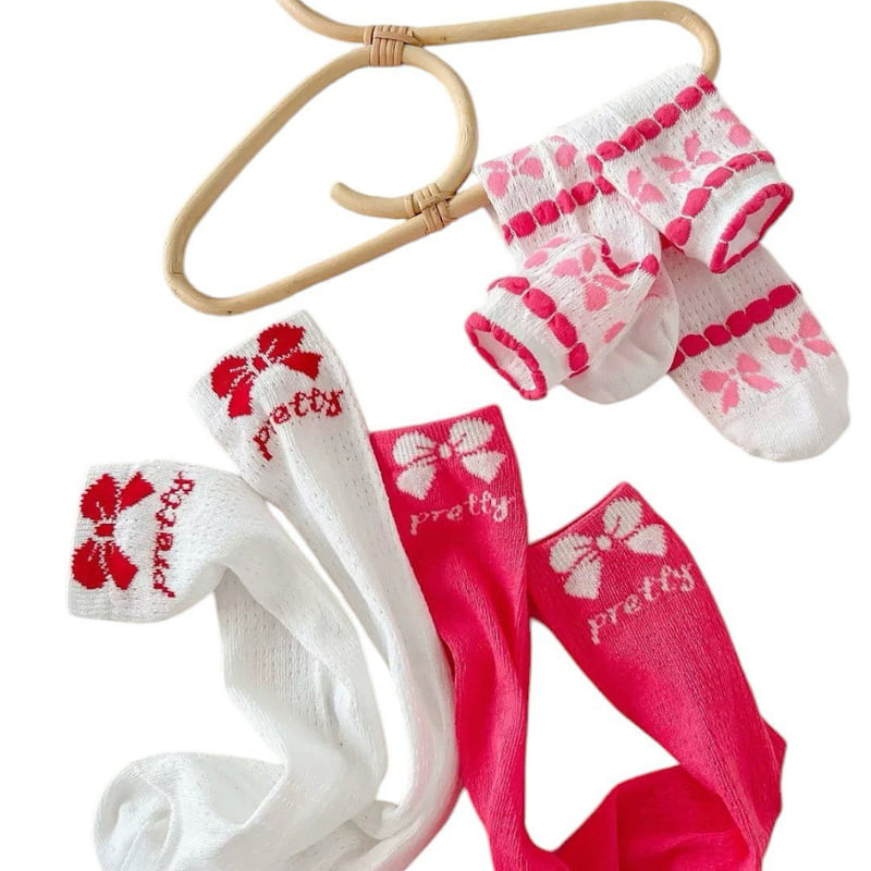Dudie - Korean Children Fashion - #discoveringself - Pingbone Socks (set of 3) - 7