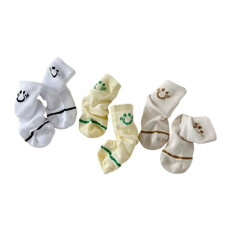 Dudie - Korean Children Fashion - #discoveringself - Shy Socks (set of 5) - 10
