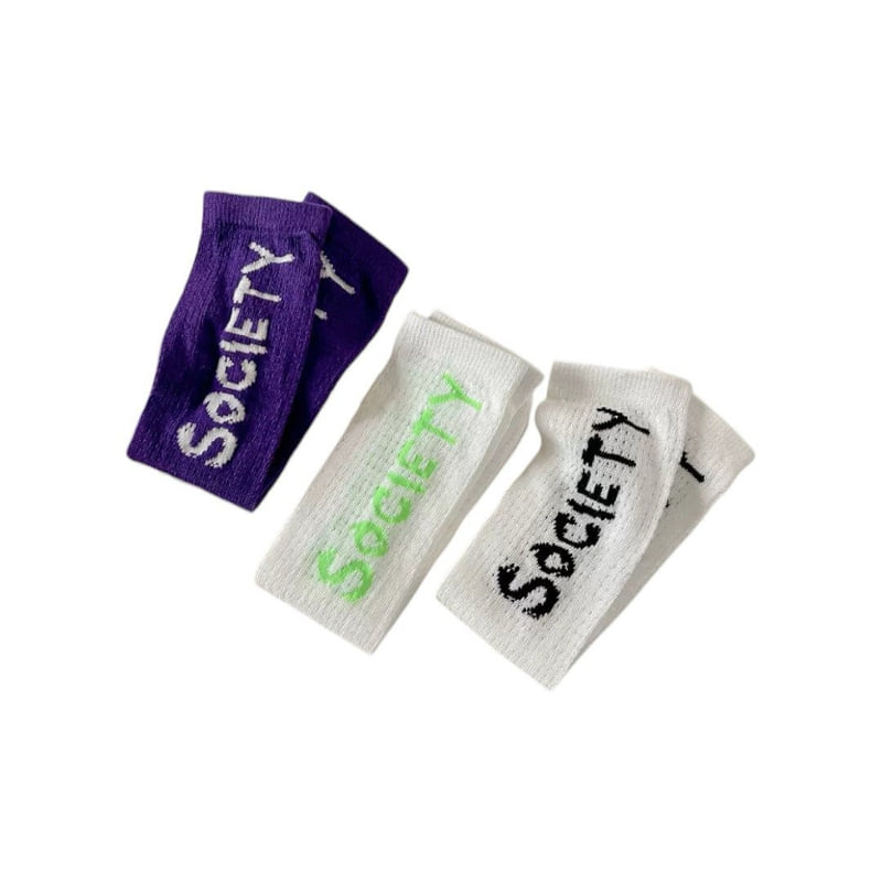 Dudie - Korean Children Fashion - #discoveringself - City Socks (set of 3) - 3