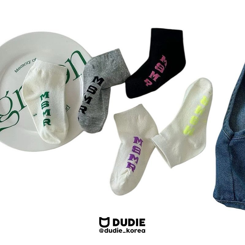 Dudie - Korean Children Fashion - #discoveringself - MGZ Socks (set of 5)