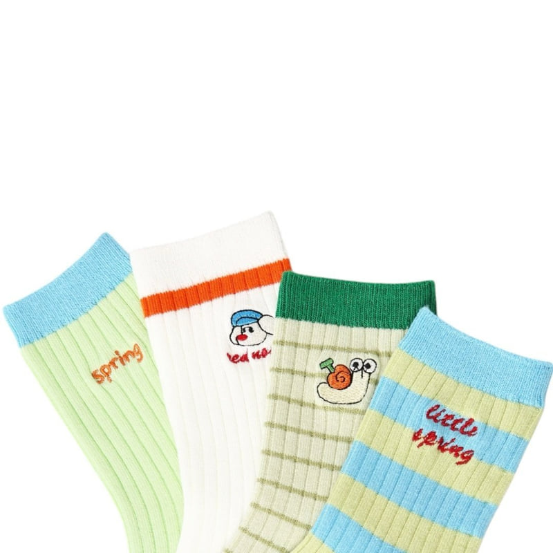 Dudie - Korean Children Fashion - #fashionkids - Ready Lo Socks - 5