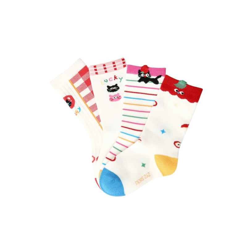 Dudie - Korean Children Fashion - #fashionkids - Zooming Socks - 5