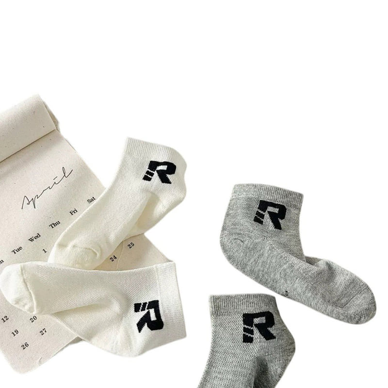 Dudie - Korean Children Fashion - #fashionkids - Alports Socks (set of 5) - 9